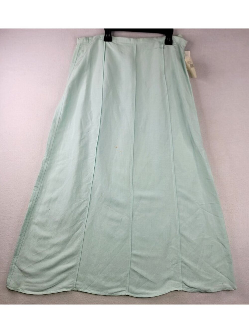 NEW Parfaits by Northern Isles 14 Aqua Ice Maxi Skirt Pastel Coastal Preppy